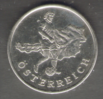 1990 WORLD CUP COPPA DEL MONDO MEDAL / COIN AUSTRIA OSTERREICH - Autres & Non Classés