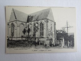 80 SOMME POIX L'EGLISE XV SIÈCLE - Poix-de-Picardie