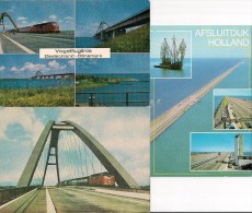 MER BALTIQUE : Liaison Ponts Et Digues Entre HOLLANDE - DANEMARK - ALLEMAGNE LOT De 3 CPM Détails Sur Les Scans - Kunstwerken
