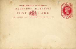 Entier Postal ONE PENNY Neuf Beau - Barbados (...-1966)