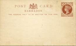 Entier Postal Half PENNY Neuf Beau - Barbades (...-1966)