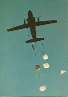 CPA-1960-AVION MILITAIRE -TRANSALL C 160-LARGAGE PARA-TBE - Parachutting
