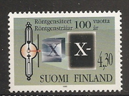 Finland Science Rentgen  MNH - Unused Stamps