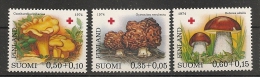 Finland Mashrooms Red Cross MNH - Unused Stamps