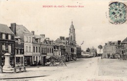 BUCHY GRANDE-RUE COMMERCES DILIGENCES 1906 - Buchy