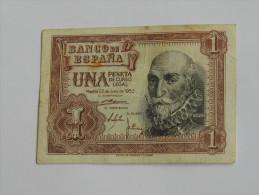 ESPAGNE. 1 Una  Peseta De Curso Legal  - 1953  Banco De Espana **** EN ACHAT IMMEDIAT **** - 5 Pesetas