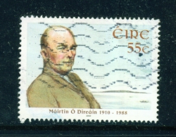 IRELAND  - 2010  Mairtin O'Direain  55c  Used As Scan - Used Stamps