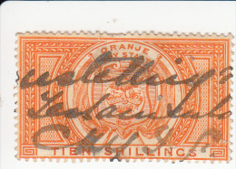 Oranje Vrijstaat  Fiskale Zegel Cat. Barefoot 74 £2.50 - Orange Free State (1868-1909)