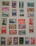 12457# MAROC LOT POSTE AERIENNE ** - * & Oblitéré Cote 92 Euros Dont 2 TP APRES INDEPENDANCE - Luftpost