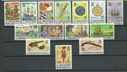 140017357  ST CHRISTOPHER  YVERT   Nº    220/33  USED/*/** - St.Christopher-Nevis & Anguilla (...-1980)