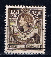 Nordrhodesien+ 1953 Mi 61 64-66 68 Elisabeth II. - Rhodésie Du Nord (...-1963)