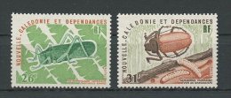 Nlle CALEDONIE 1977 N° 406/407 **  Neufs = MNH Superbes Cote 6.15 € Isectes Faune Fauna Animaux - Ungebraucht