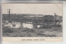 SIERRA LEONE, Sowa Bridge, Eisenbahn / Railway, 1910 - Sierra Leone
