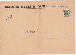 BELGIUM USED COVER 16/06/1941 COB BL 10/11 SECOURS D'HIVER CELLE & TANI - Briefe U. Dokumente