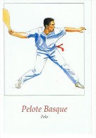 PELOTE BASQUE / PALA - CPM  Illustré Par J.M.LANUSSE - - Otros