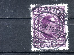 KING ALEXANDER-20 DIN-POSTMARK-LAPOVO-SERBIA-SHS-YUGOSLAVIA-1926 - Usati