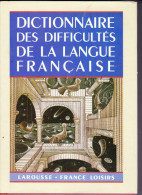 Larousse 1994 " Dictionnaire Des Difficultés De La Langue Française " TBE - Diccionarios