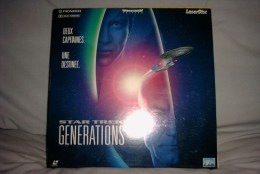 Laserdisc  //    Star Trek   Generations  °°° Deux Capitaines , Une Destinée - Otros