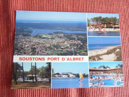 Cp.40 LANDES  " SOUSTONS PORT D ALBRET" Vue Aerienne - Soustons