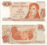 Argentina P293. 1 Peso, General Belgrano / Llao-Llao, Bariloche Mountain Resort - Argentine