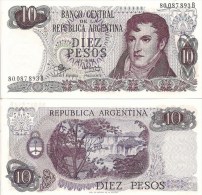 Argentina P289. 10 Pesos, General Belgrano / Iguazu Fallss, Misiones - Argentinien