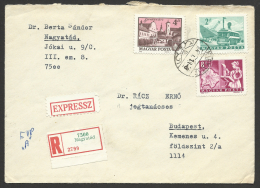 Hungary,  Inland  Registered, Express  Cover,  1984. - Briefe U. Dokumente