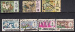 Penang Used 1965, 1971, Butterfly, Orchid, Malaya, (sample Image) - Penang
