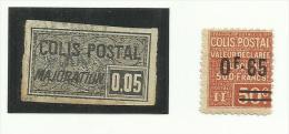 France Colis Postaux N°17 Et 60  Cote 4.60 Euros - Neufs