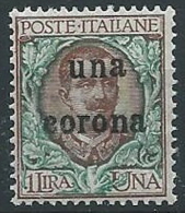 1919 DALMAZIA 1 CORONA MNH ** - ED726-10 - Dalmatia