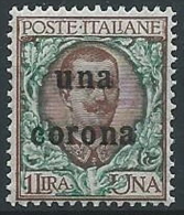 1919 DALMAZIA 1 CORONA MNH ** - ED726-2 - Dalmatien