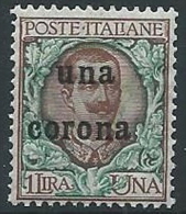 1919 DALMAZIA 1 CORONA MNH ** - ED727 - Dalmatie