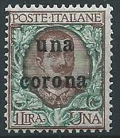 1919 DALMAZIA 1 CORONA MNH ** - ED727-14 - Dalmatie