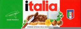 ADESIVO NUTELLA FERRERO 2014 NAZIONALE ITALIA CON FIRMA - Nutella