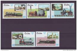 2002.100 CUBA 2002 RAILROAD RAYLWAYS LOCOMOTIVE CHEMIS DE FER. FERROCARRIL. MNH - Ungebraucht