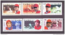 2003.104 CUBA 2003 BEISBOL BASEBALL INTERNATIONAL WORLD CUP.  COMPLETE SET MNH - Ungebraucht