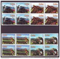 2003.111 CUBA 2003 TURISM TURISMO AVES Y PAISAJES DE CUBA. BIRD. MNH SET BLOCK 4 - Nuovi