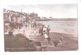 Walton On Naze PIER PLUS BEACH HUTS & BATHING BEACH  J SALMON USED 1931 - Other & Unclassified