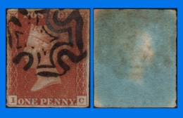 GB 1841-0091, QV 1d Red-Brown Letters I-C SG8, MC Cancel - Gebraucht