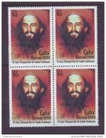 2004.123 CUBA 2004 CAMILO CIENFUEGOS ANIV MNH COMPLETE SET BLOCK 4 - Neufs