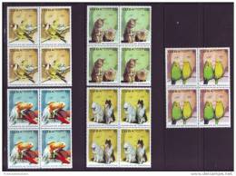 2004.129 CUBA 2004 CUBA PERROS GATOS PECES AVES LOROS CAT FELINE DOG PARROT BIRD FISH MNH SET BLOCK - Unused Stamps