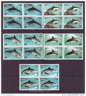 2004.141 CUBA 2004 DOLPHINS FISH DELFINES COMPLETE SET MNH BLOCK 4 - Neufs