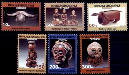 (038) Congo  2002  Traditional Art / Kunst / Konst  ** / Mnh  Michel 1692-97 - Ongebruikt