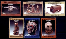 (038) Congo  2002  Traditional Art / Kunst / Konst  ** / Mnh  Michel 1692-97 - Mint/hinged