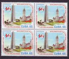 2005-107 CUBA MNH BLOCK 4 2005 CUBA- CANADA FRIENSHIP ANIV. AMISTAD CUBA - CANADA - Unused Stamps