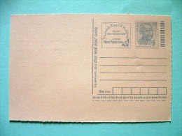 India 2012 Pre Paid Card - Gandhi - Philately King Of Hobby - Cartas & Documentos