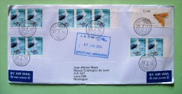 Hong Kong 2014 Cover To Nicaragua - Birds Sea Eagle - Insect Moth - Lettres & Documents