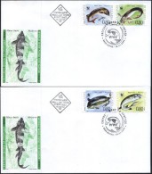 FDC-s  WWF Fishs 2004  From Bulgaria - FDC