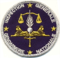 Inspection Générale De La Gendarmerie Nationale - Agréé DGGN Au Dos - Politie & Rijkswacht