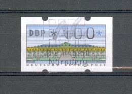 * 1996  N° 2  DBP * 1 0 0 *   PHOSPHORESCENT  OBLITÉRÉ YVERT TELLIER 2.50 € - Roller Precancels