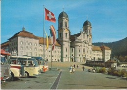 SUISSE,SWITZERLAND,SCHWEI Z,SVIZZERA,HELVETIA,SWISS ,SCHWYZ,KLOSTER EINSIEDELN,ABBAYE BENEDICTINE,COUVENT,MONAS TERE,bus - Einsiedeln